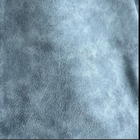 Blue Faux Leather Convertible HOBO Bag - Picture 3 of 14